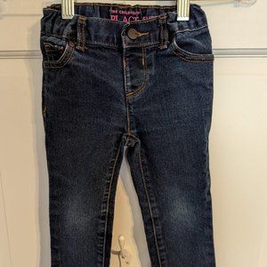 The Children's Place Toddlers Super Skinny Girls Blue Jeans Denim sz 3T